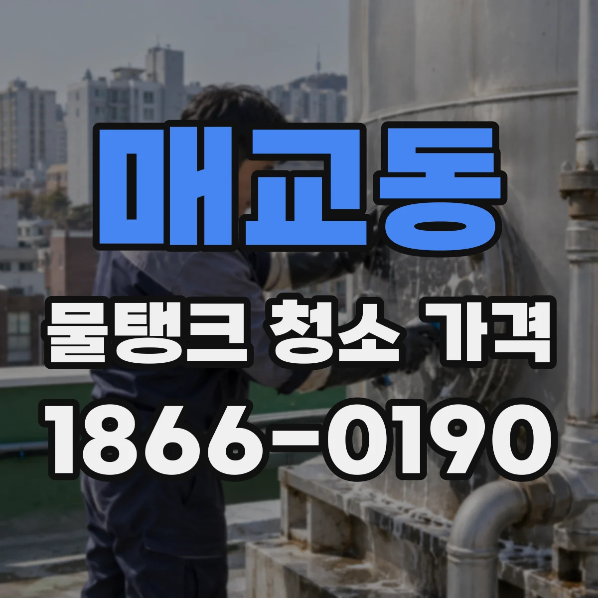 매교동 물탱크 청소 가격