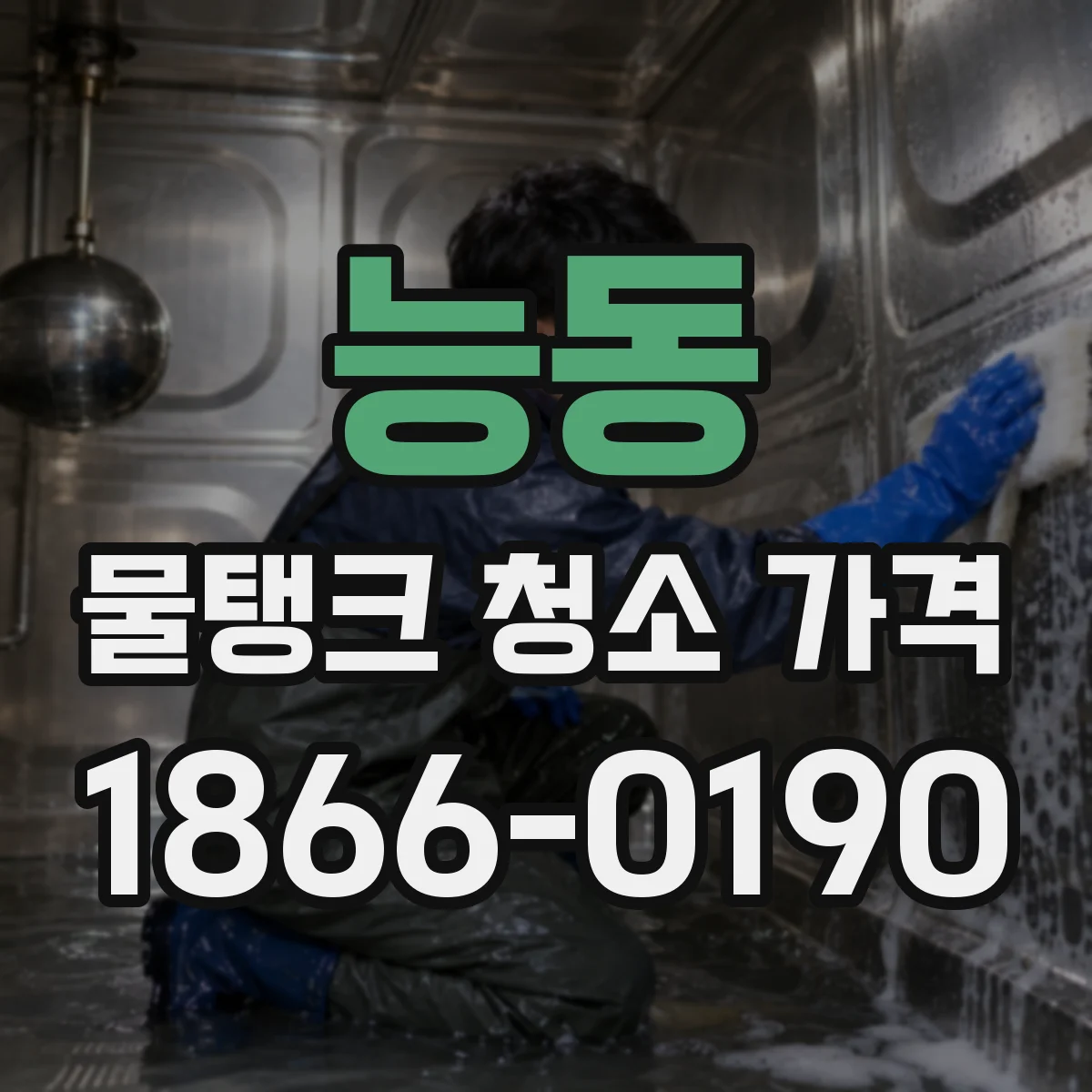 능동 물탱크 청소 가격