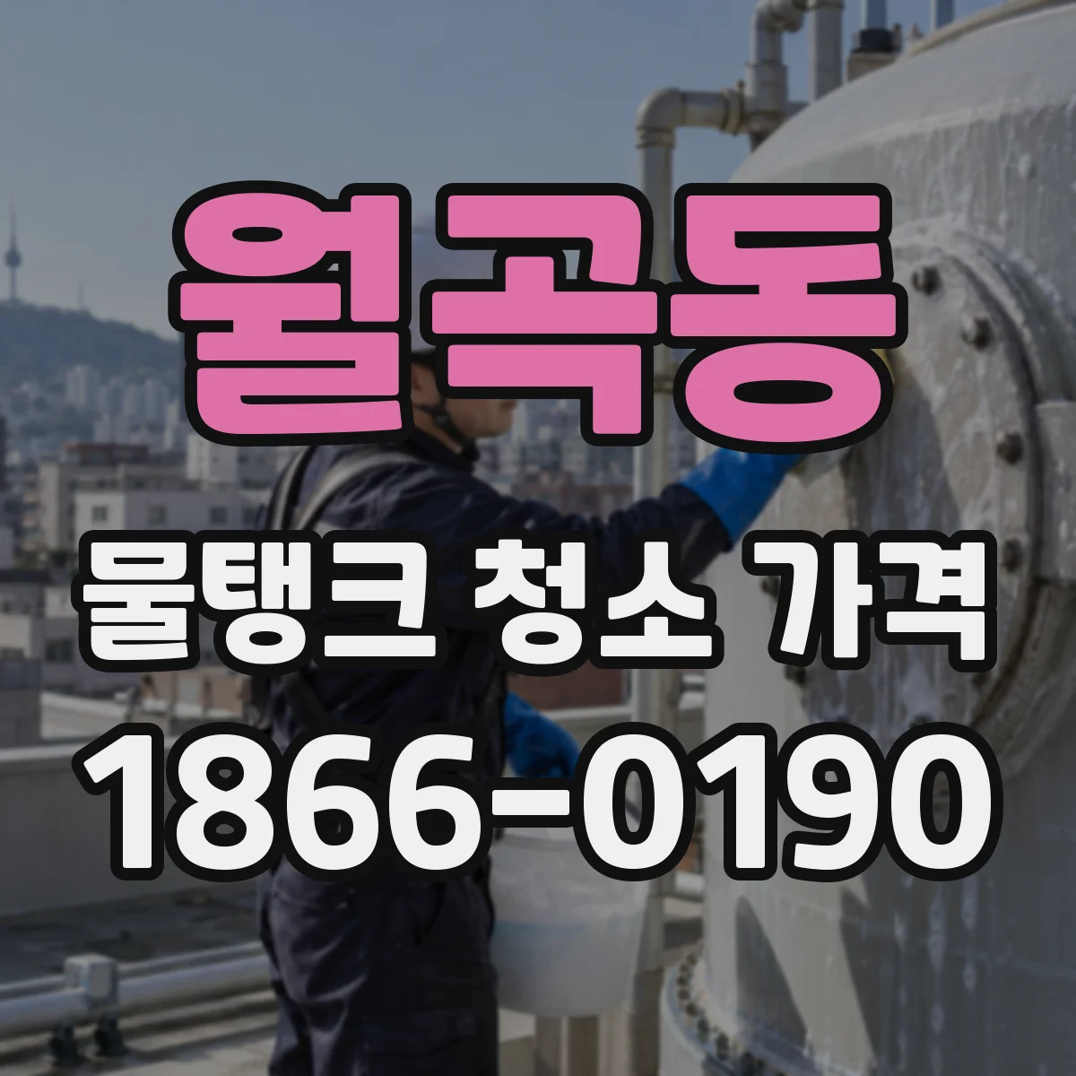 월곡동 물탱크 청소 가격