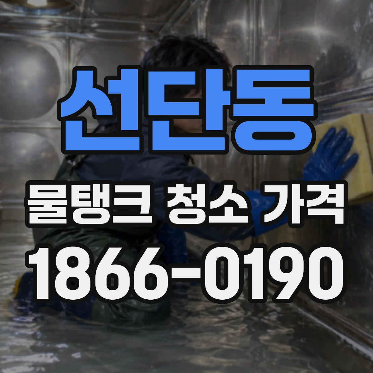 선단동 물탱크 청소 가격