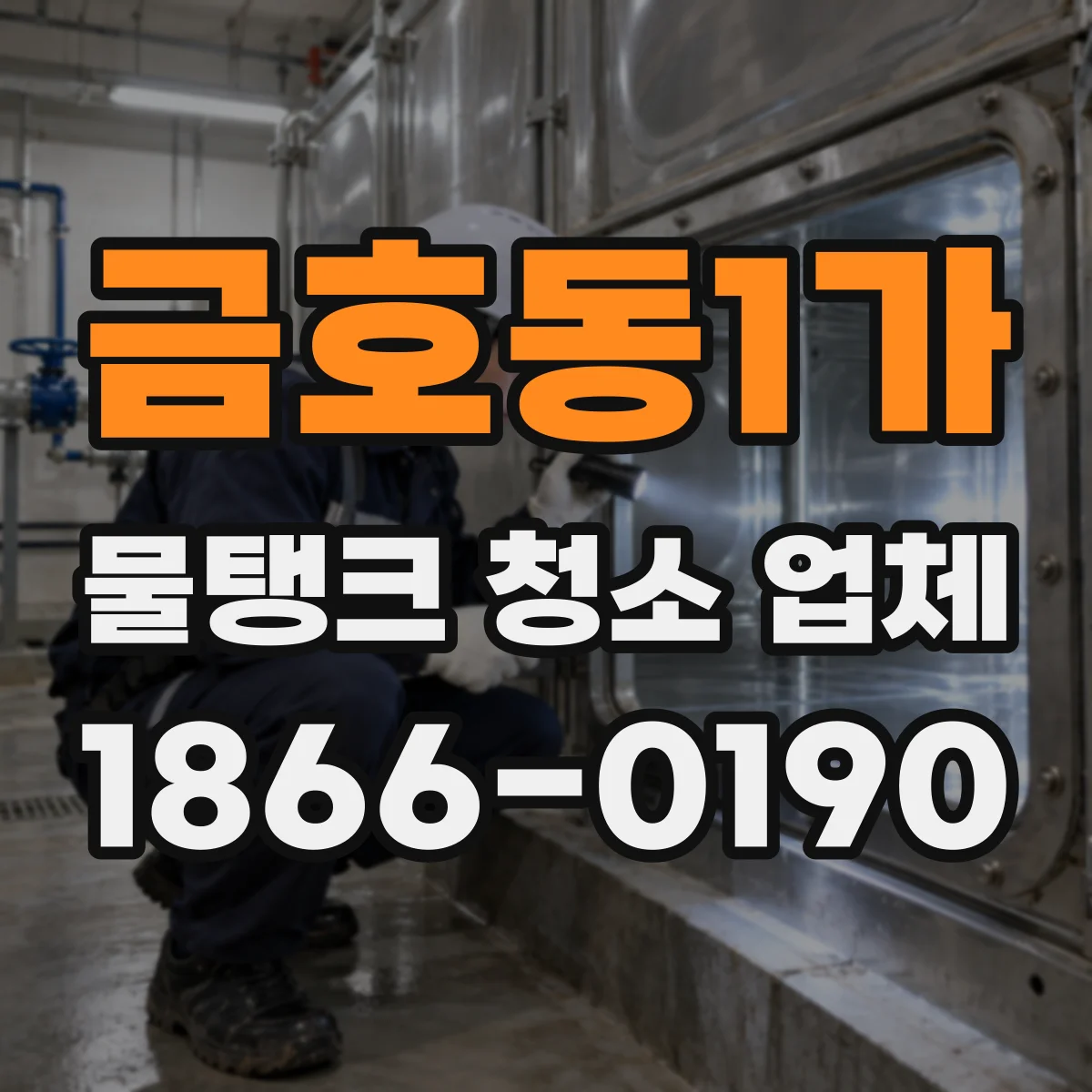 금호동1가 물탱크 청소 업체
