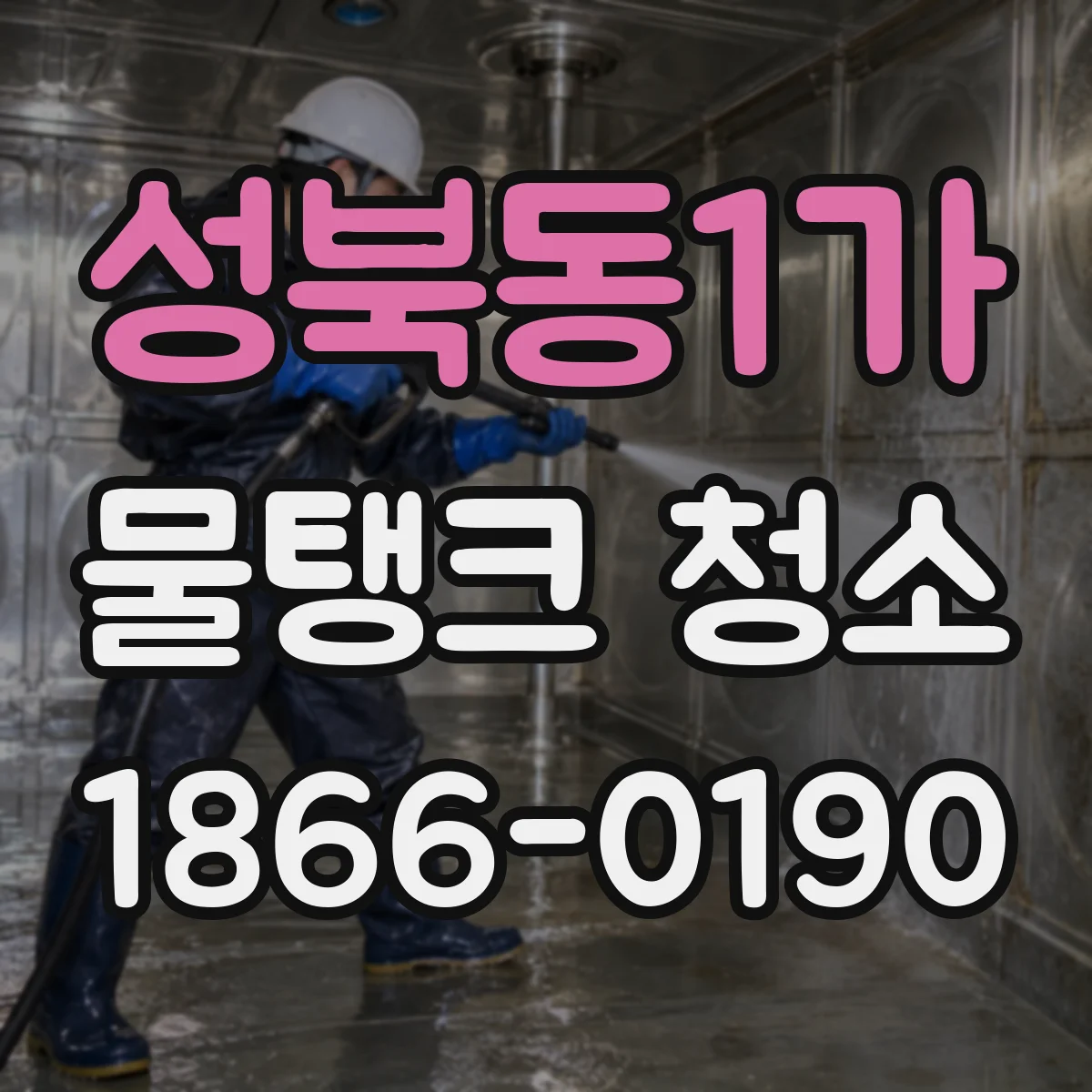 성북동1가 물탱크 청소