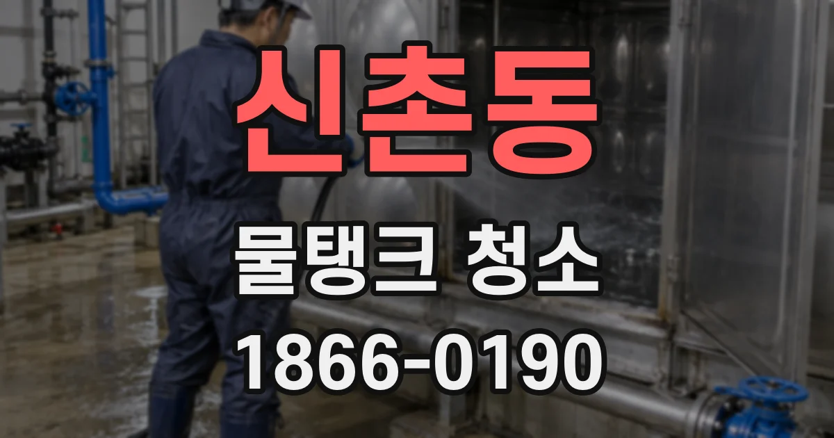 신촌동 물탱크 청소