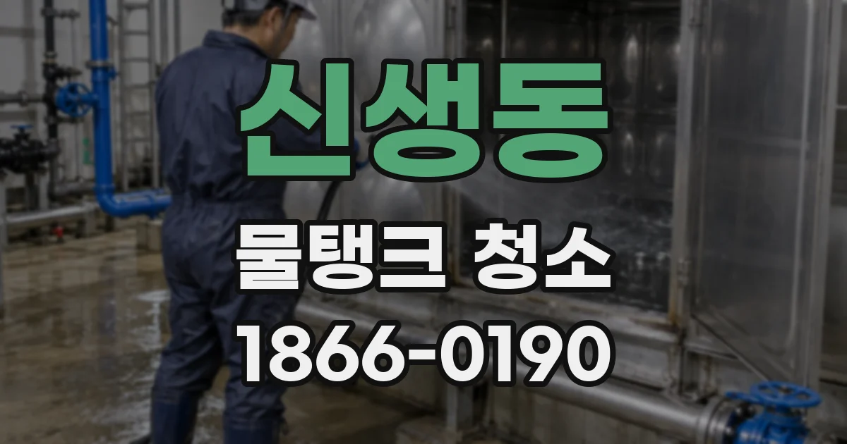 신생동 물탱크 청소