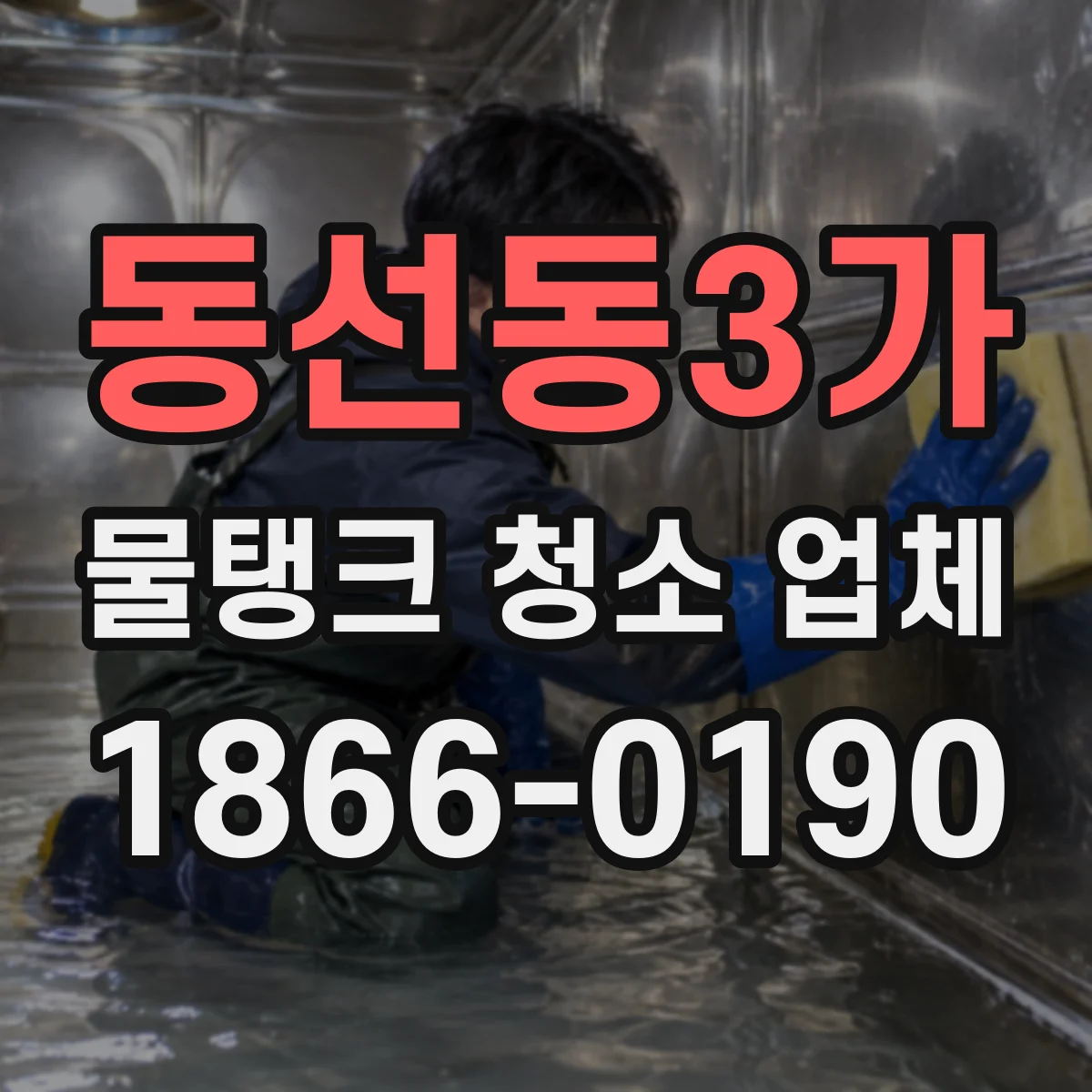 동선동3가 물탱크 청소 업체