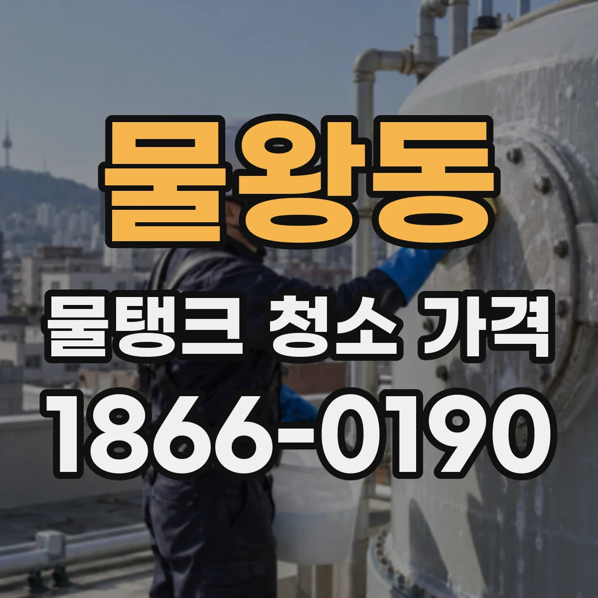 물왕동 물탱크 청소 가격