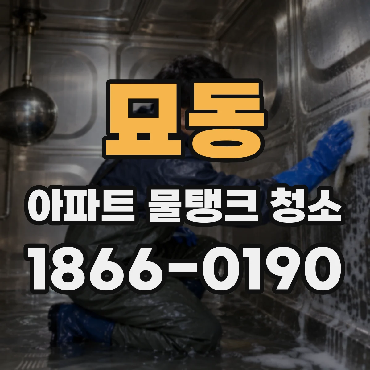 묘동 아파트 물탱크 청소