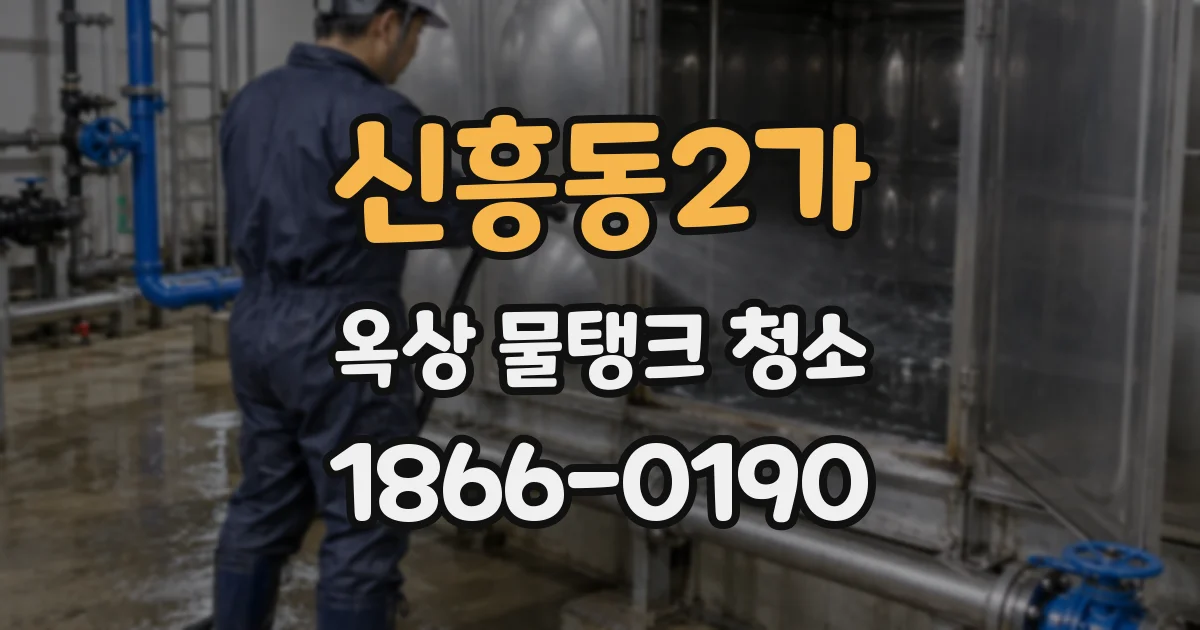 신흥동2가 옥상 물탱크 청소
