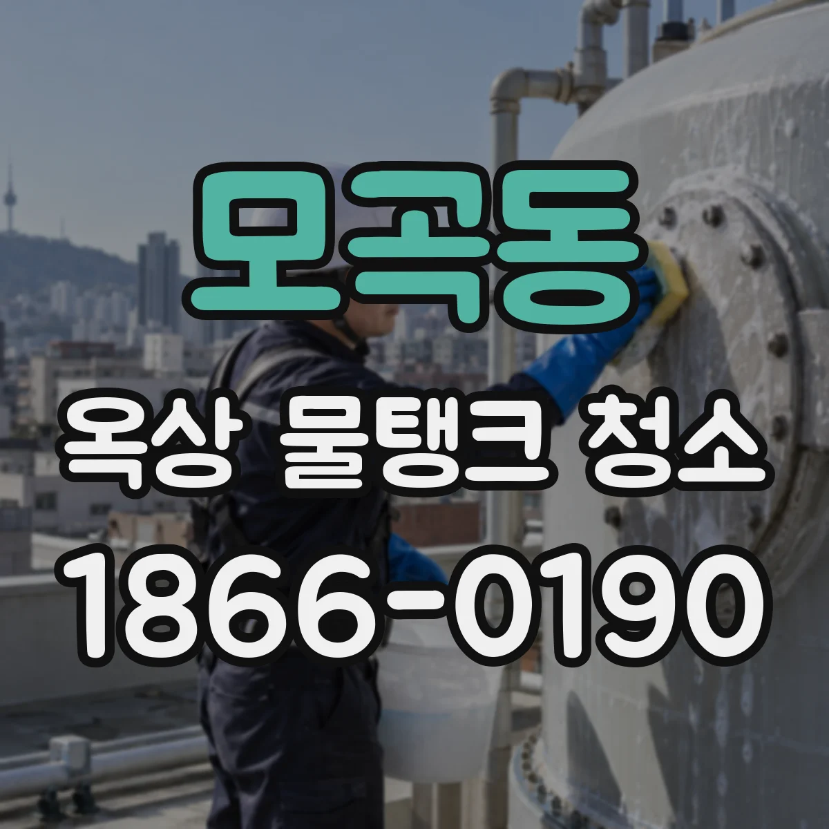모곡동 옥상 물탱크 청소