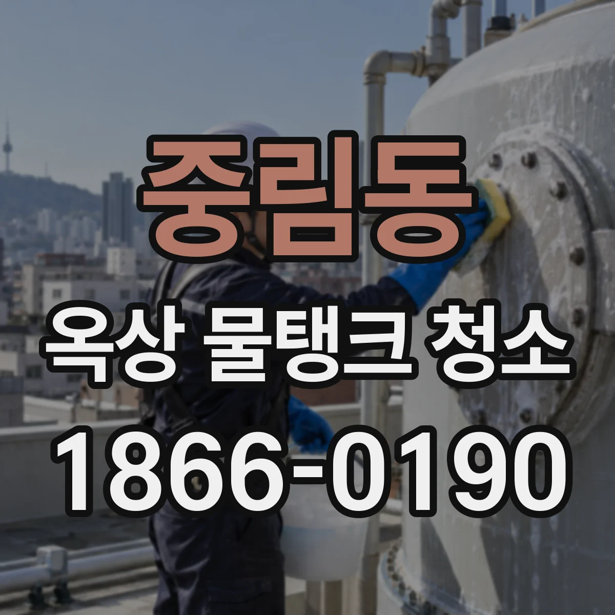 중림동 옥상 물탱크 청소