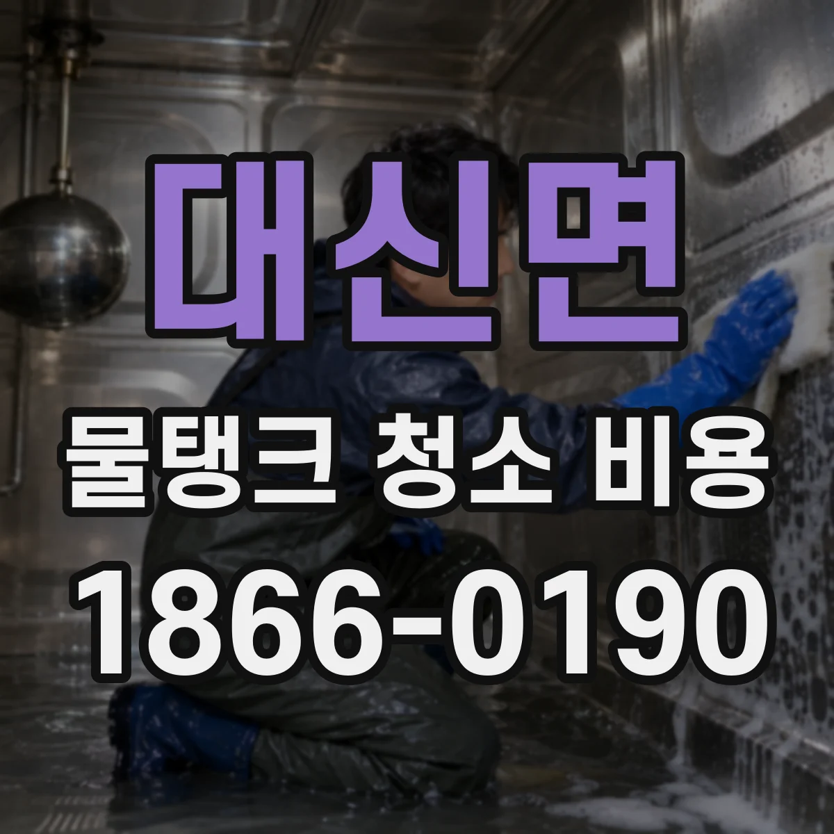 대신면 물탱크 청소 비용
