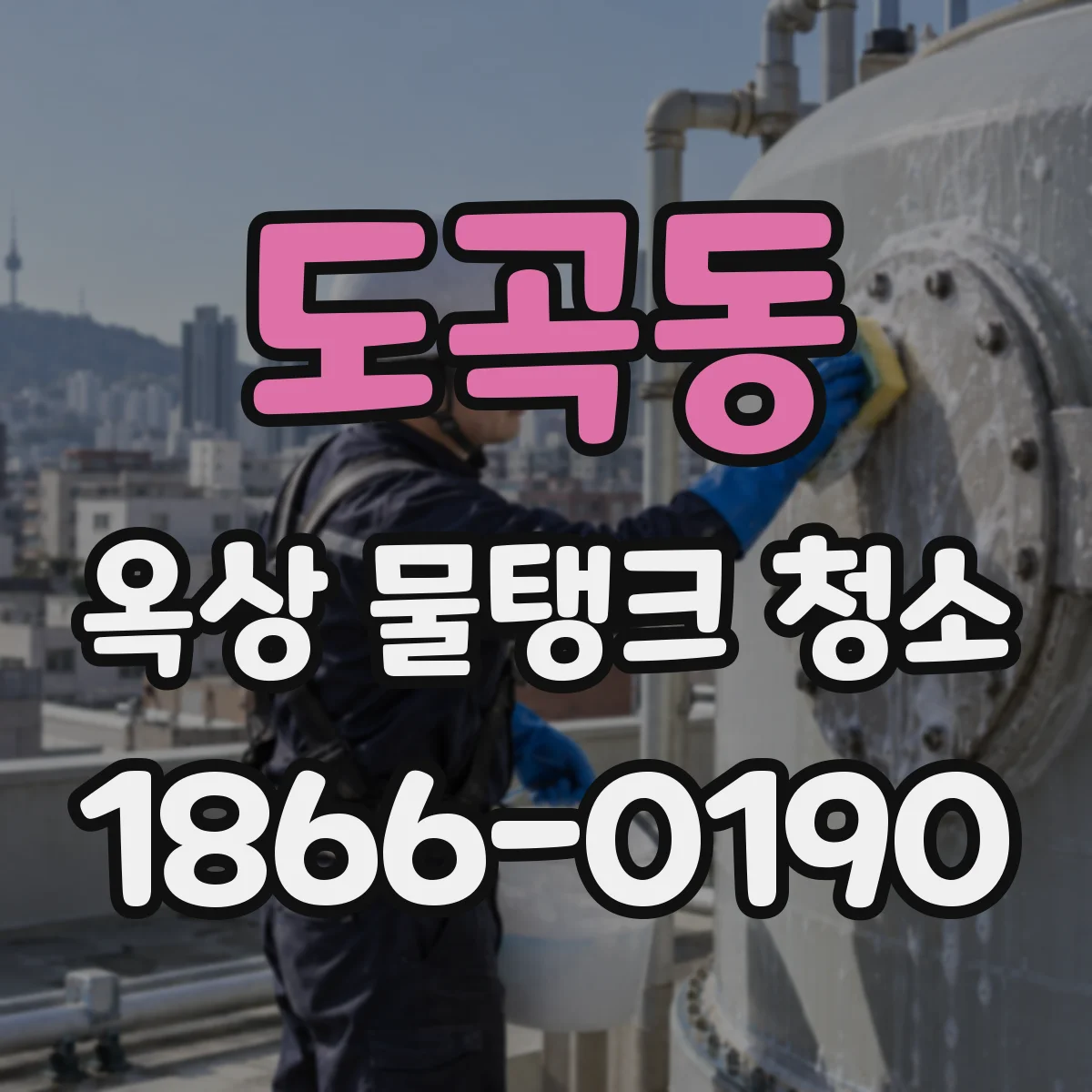 도곡동 옥상 물탱크 청소