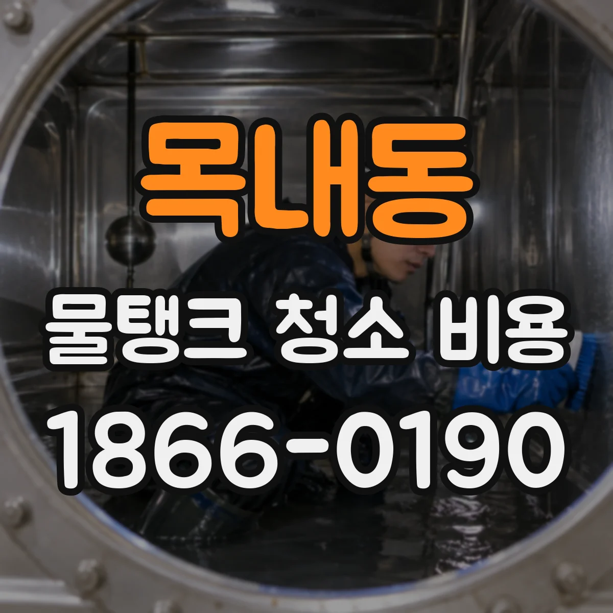 목내동 물탱크 청소 비용