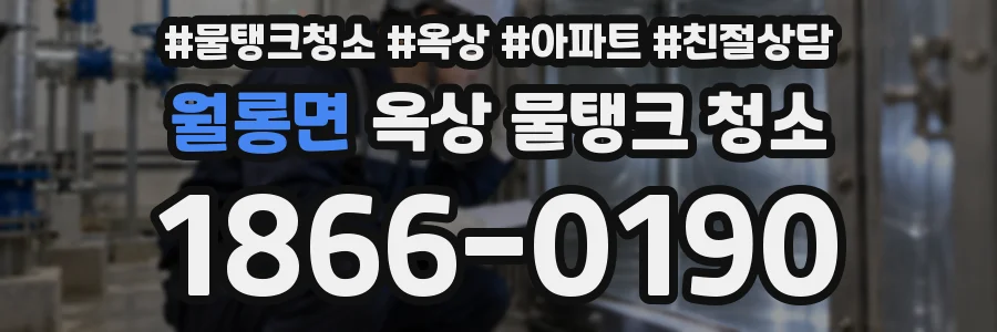 월롱면 옥상 물탱크 청소