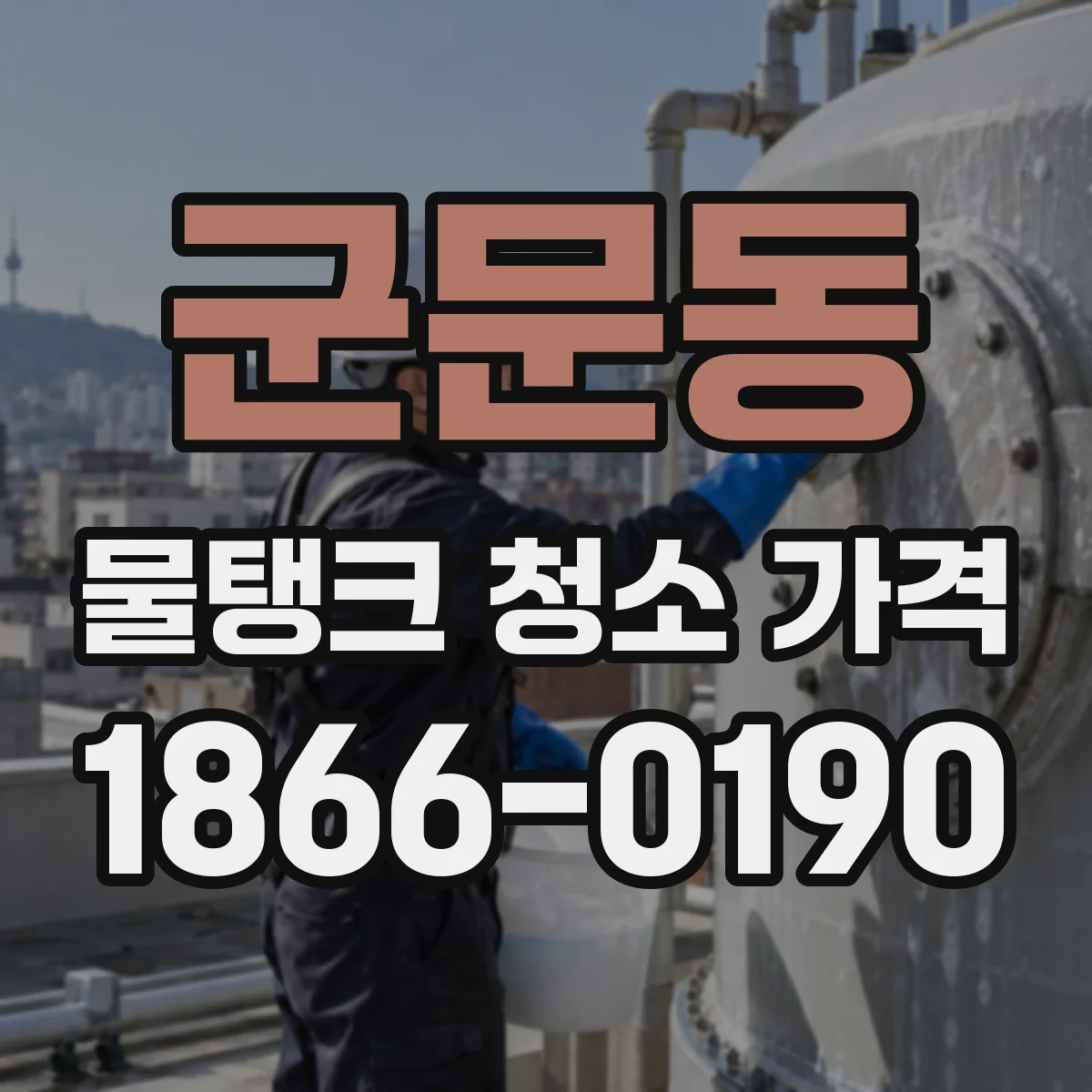 군문동 물탱크 청소 가격