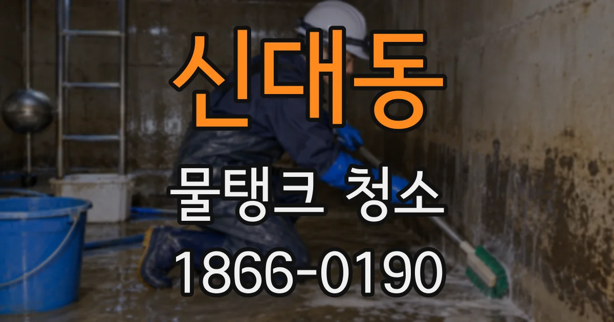 신대동 물탱크 청소