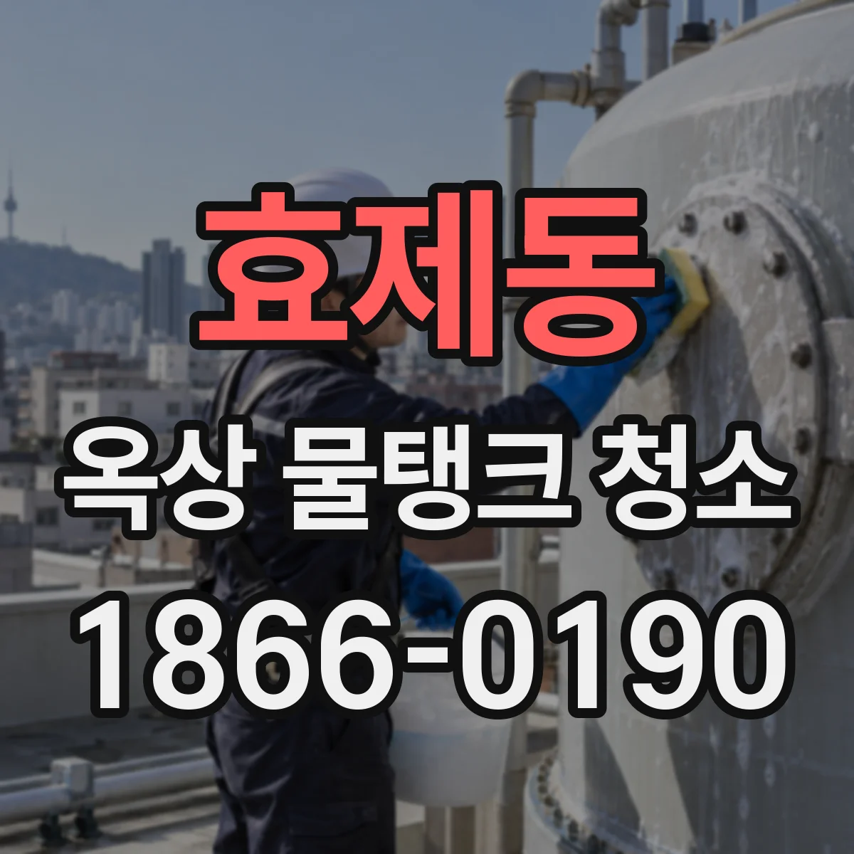 효제동 옥상 물탱크 청소