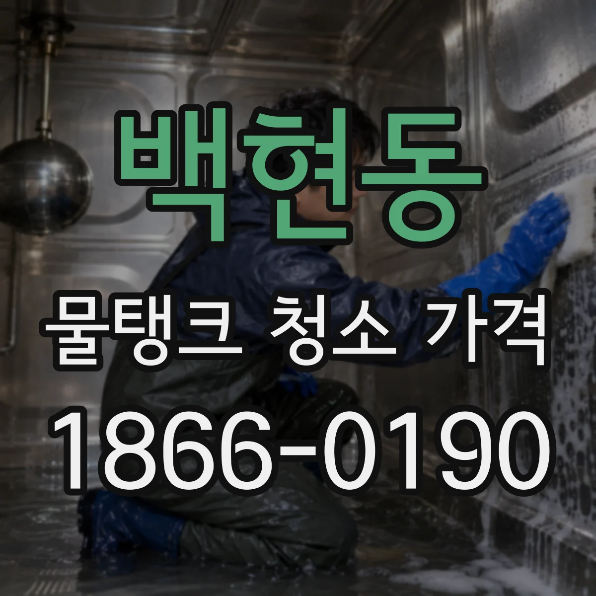 백현동 물탱크 청소 가격
