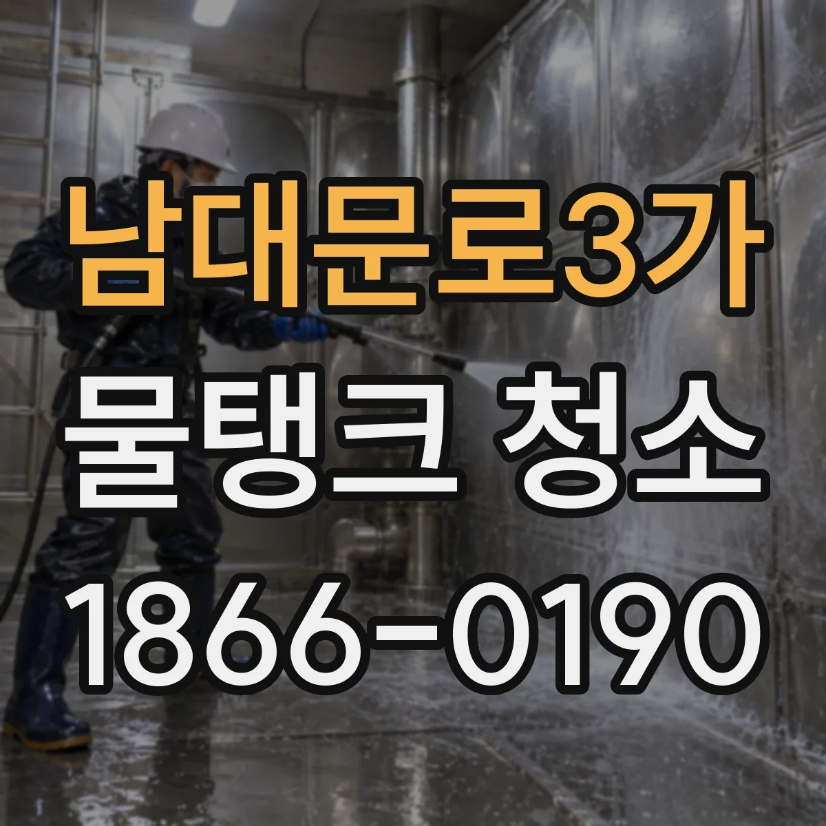 남대문로3가 물탱크 청소