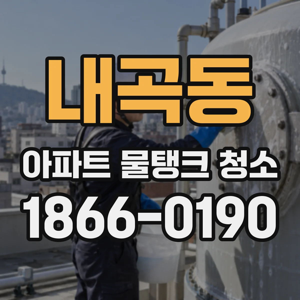 내곡동 아파트 물탱크 청소