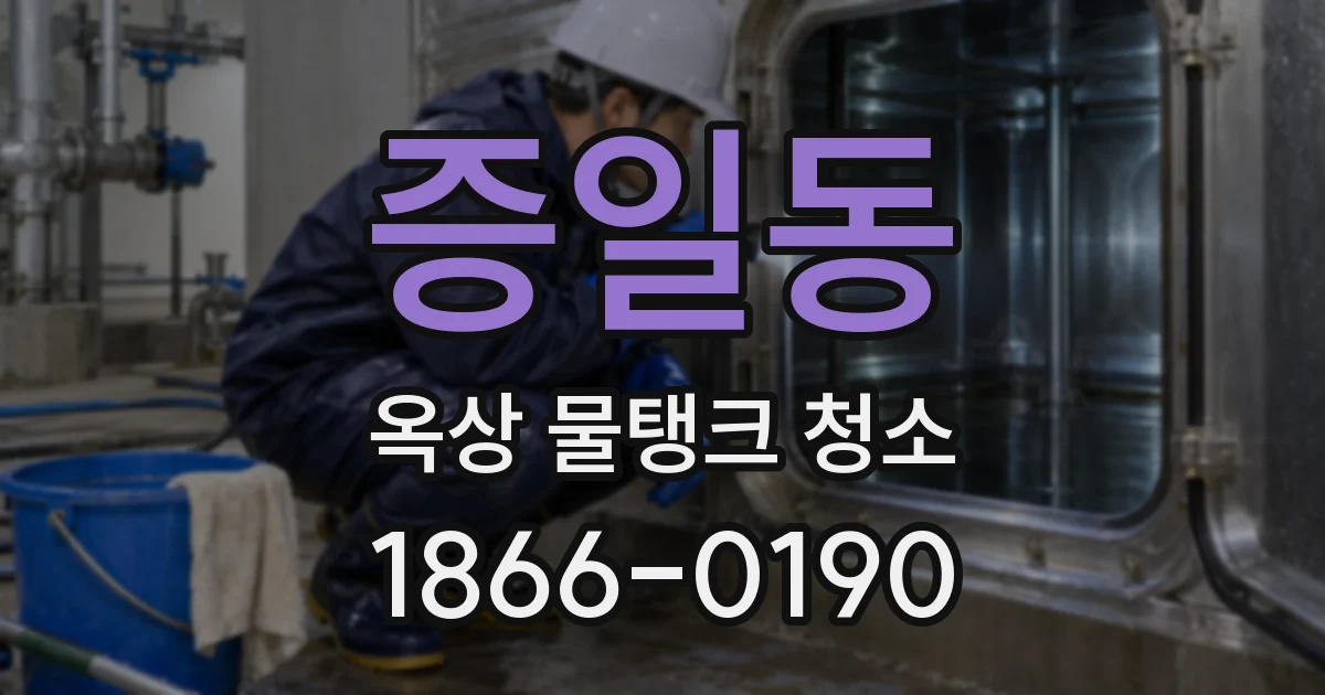 증일동 옥상 물탱크 청소
