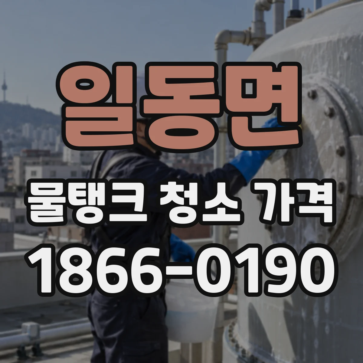 일동면 물탱크 청소 가격