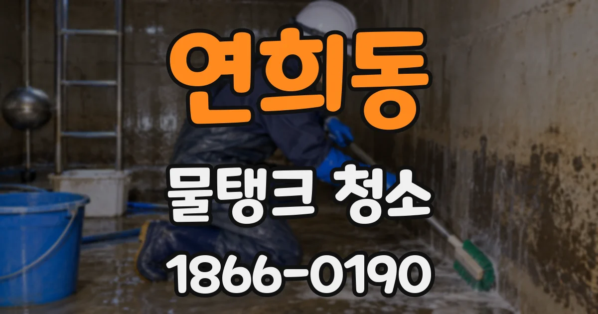 연희동 물탱크 청소