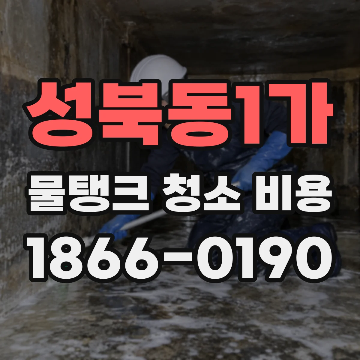 성북동1가 물탱크 청소 비용