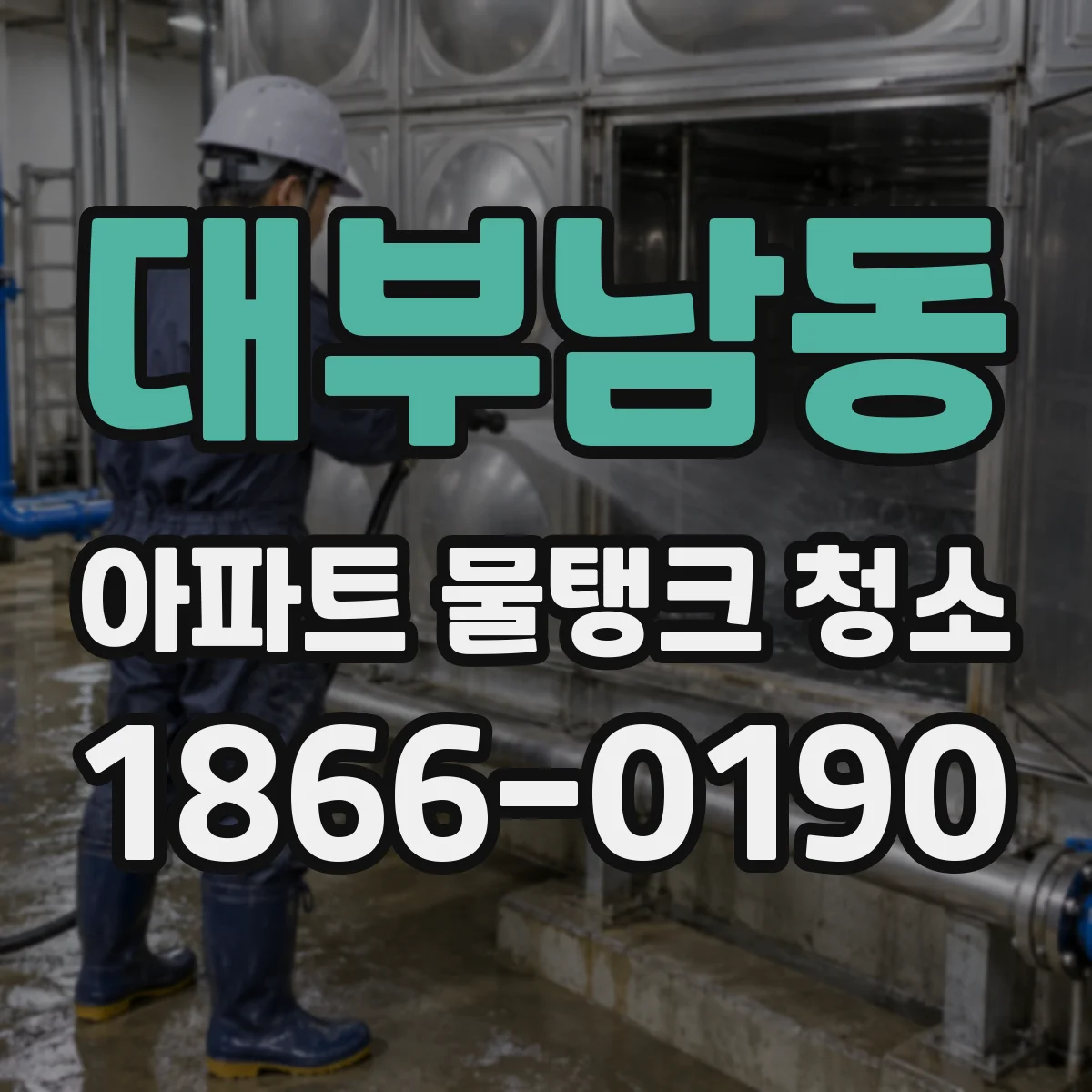 대부남동 아파트 물탱크 청소