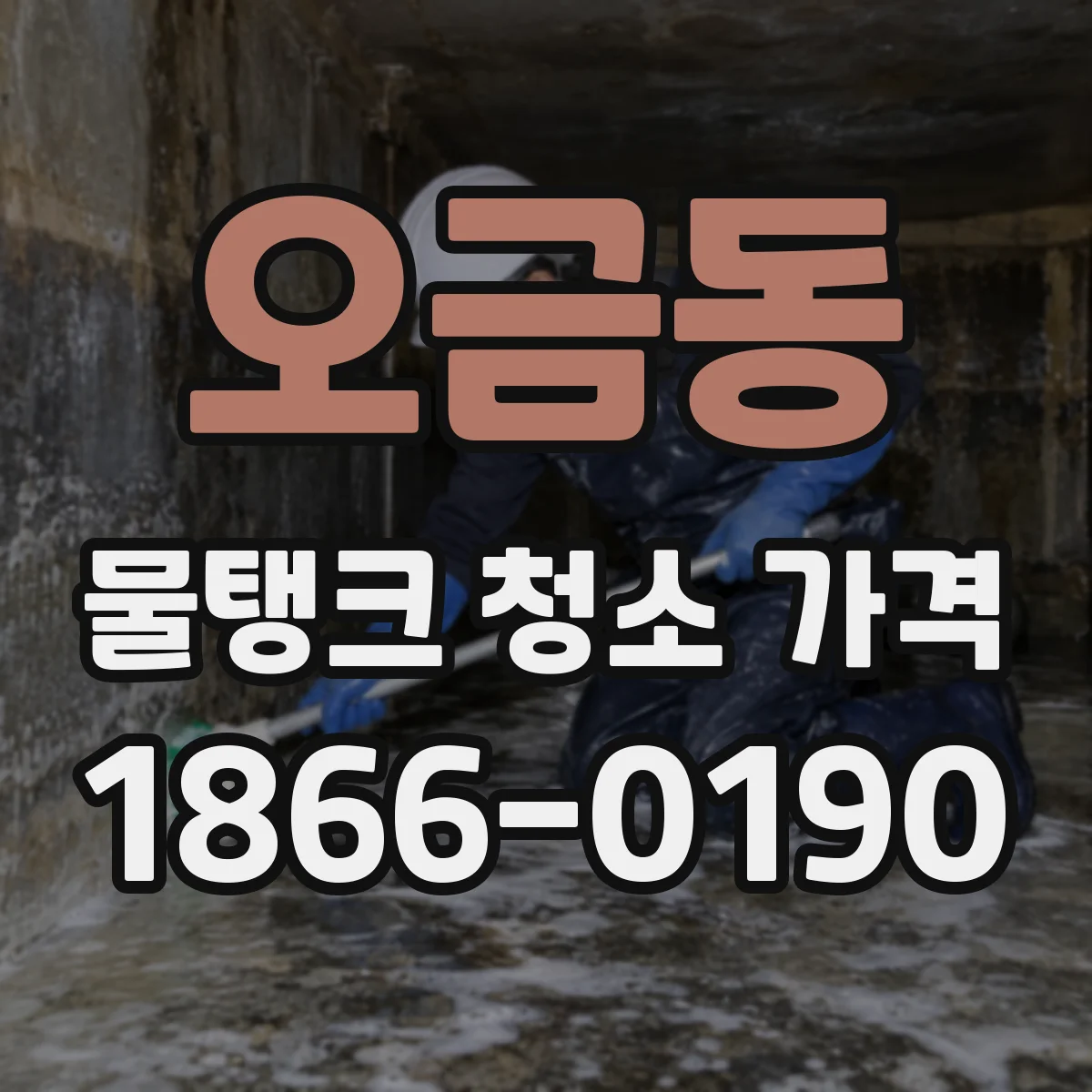오금동 물탱크 청소 가격