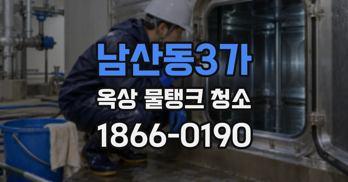남산동3가 옥상 물탱크 청소