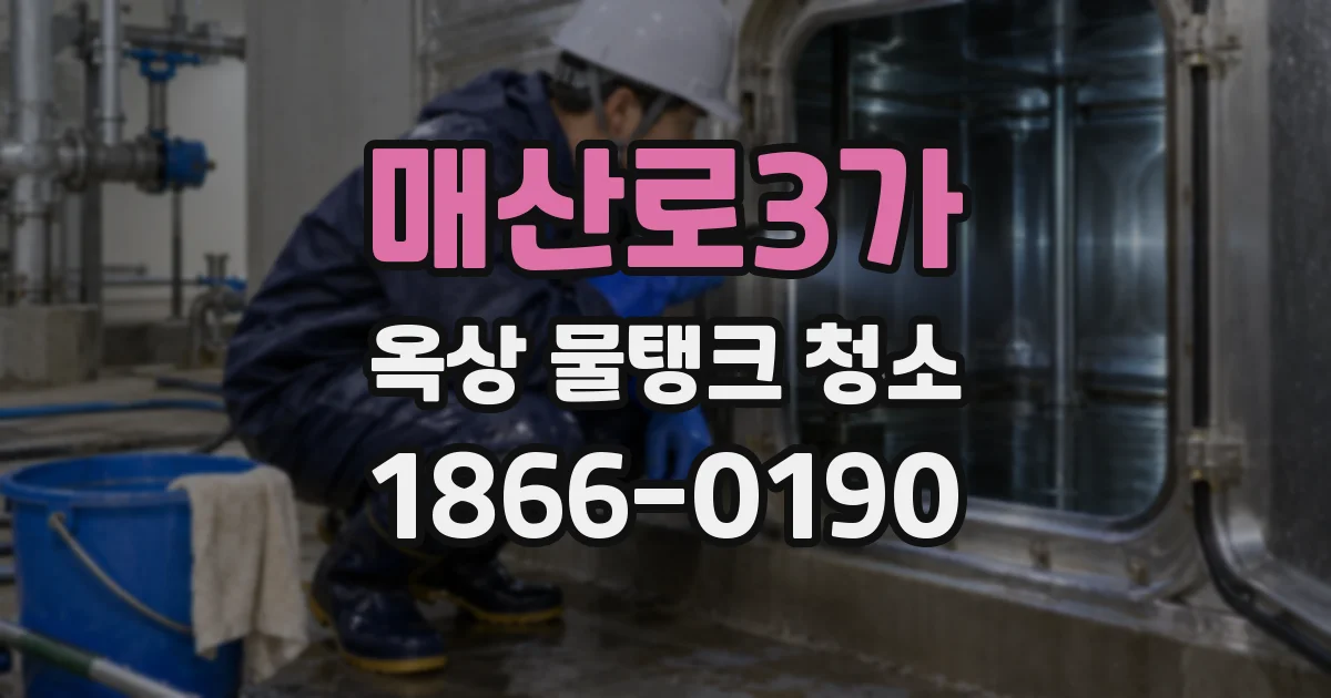 매산로3가 옥상 물탱크 청소