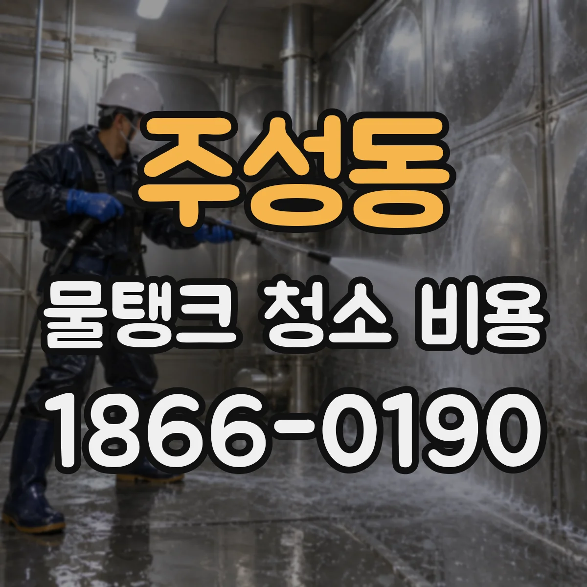 주성동 물탱크 청소 비용