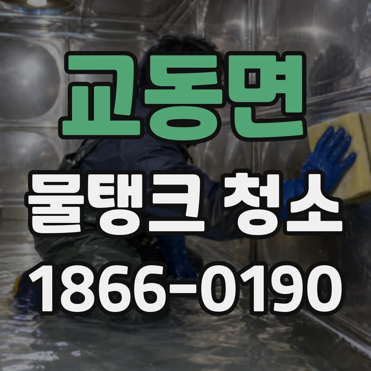 교동면 물탱크 청소