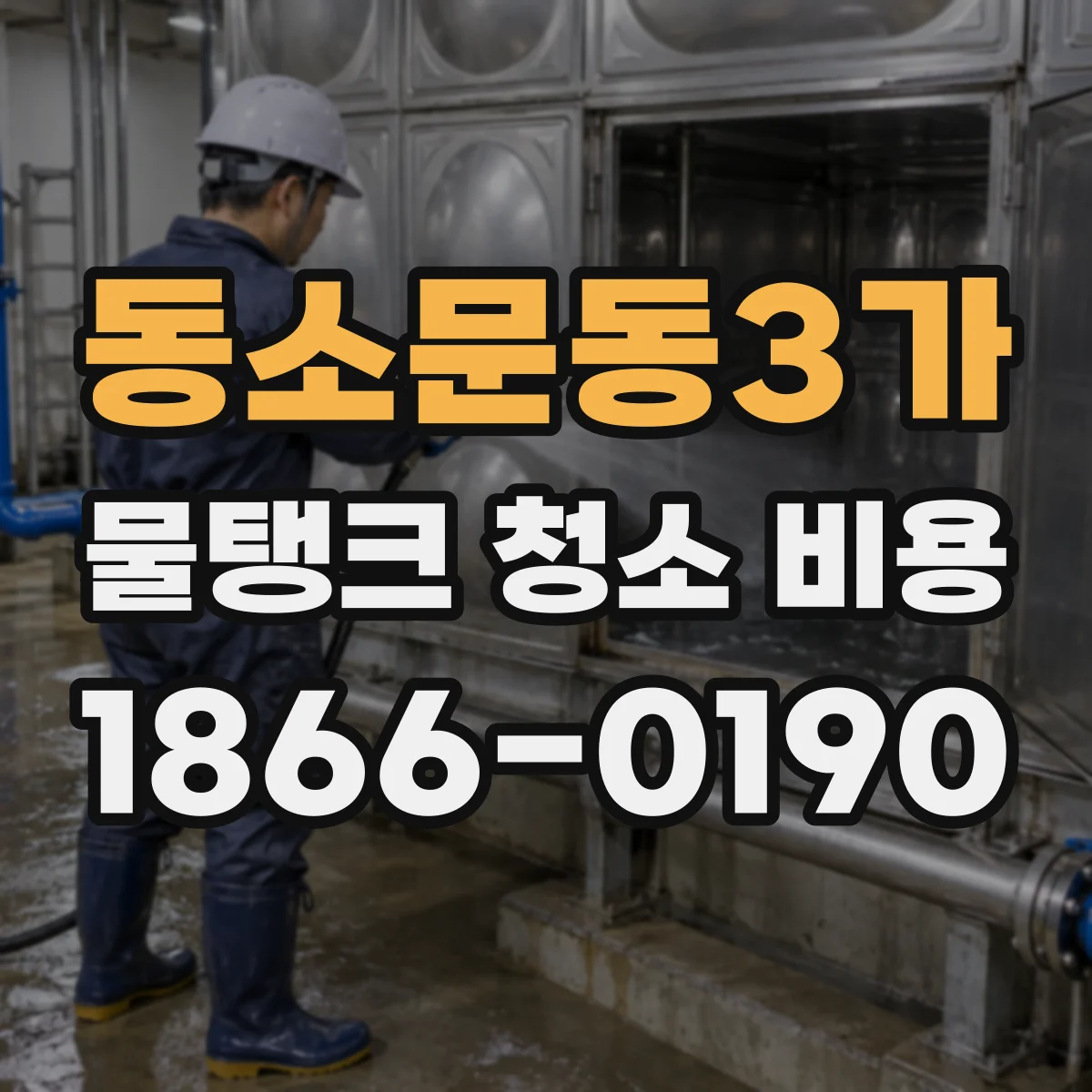 동소문동3가 물탱크 청소 비용