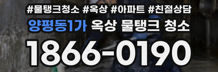 양평동1가 옥상 물탱크 청소