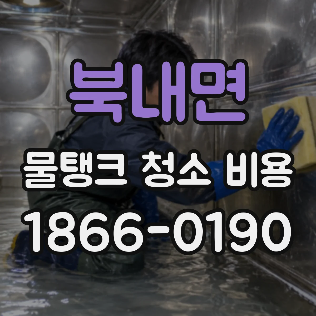 북내면 물탱크 청소 비용