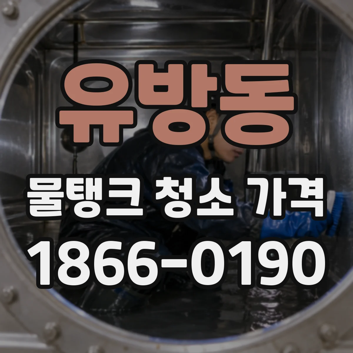 유방동 물탱크 청소 가격