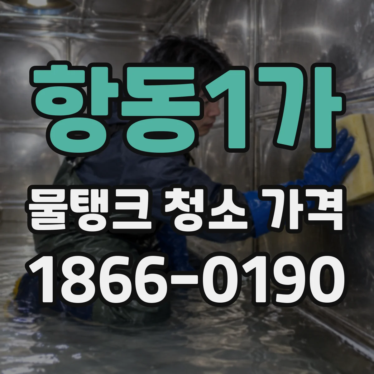 항동1가 물탱크 청소 가격