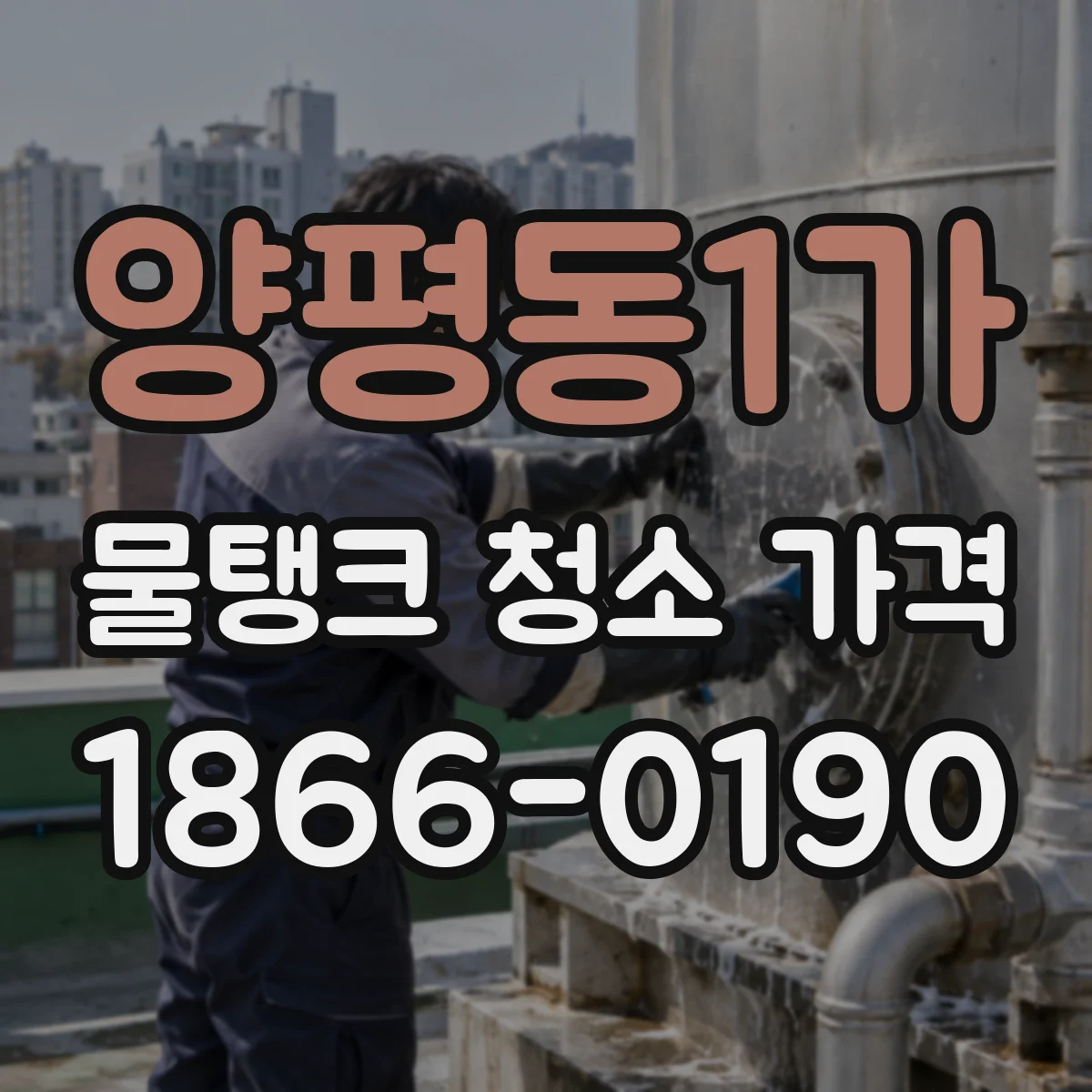 양평동1가 물탱크 청소 가격