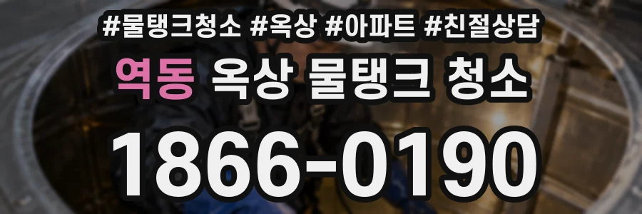역동 옥상 물탱크 청소