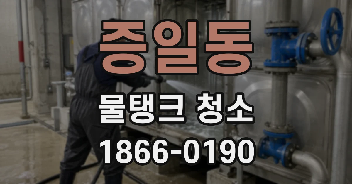 증일동 물탱크 청소