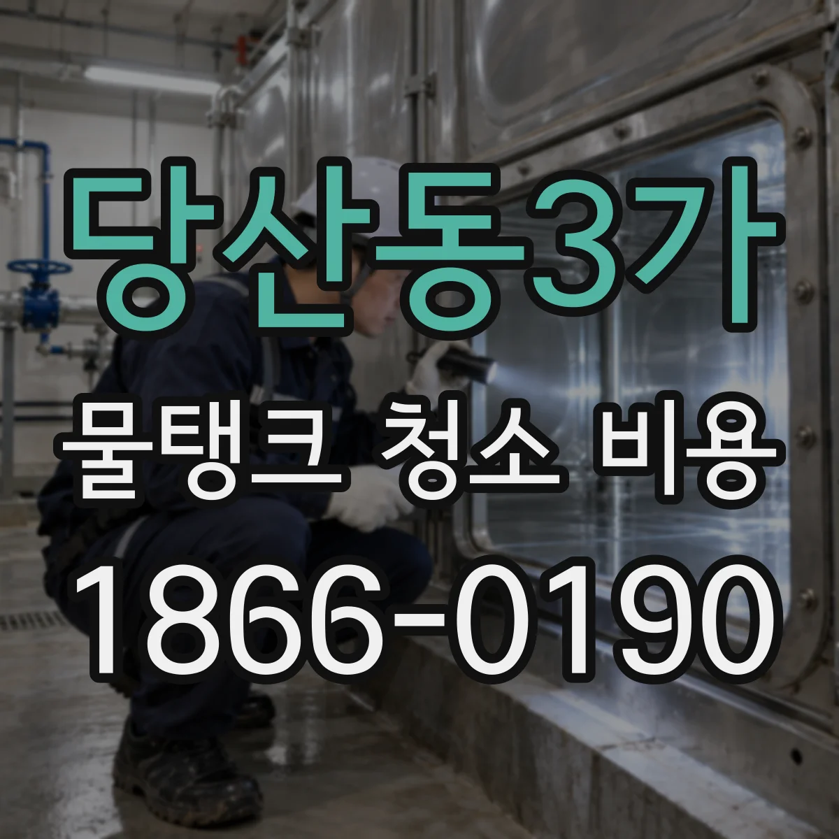 당산동3가 물탱크 청소 비용