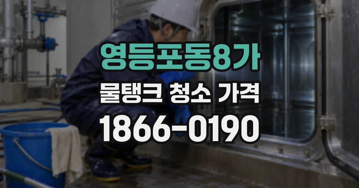 영등포동8가 물탱크 청소 가격