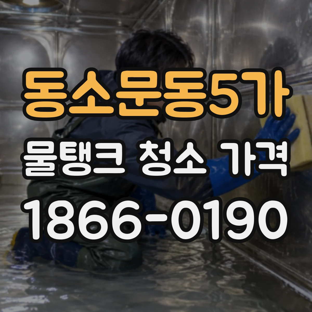 동소문동5가 물탱크 청소 가격