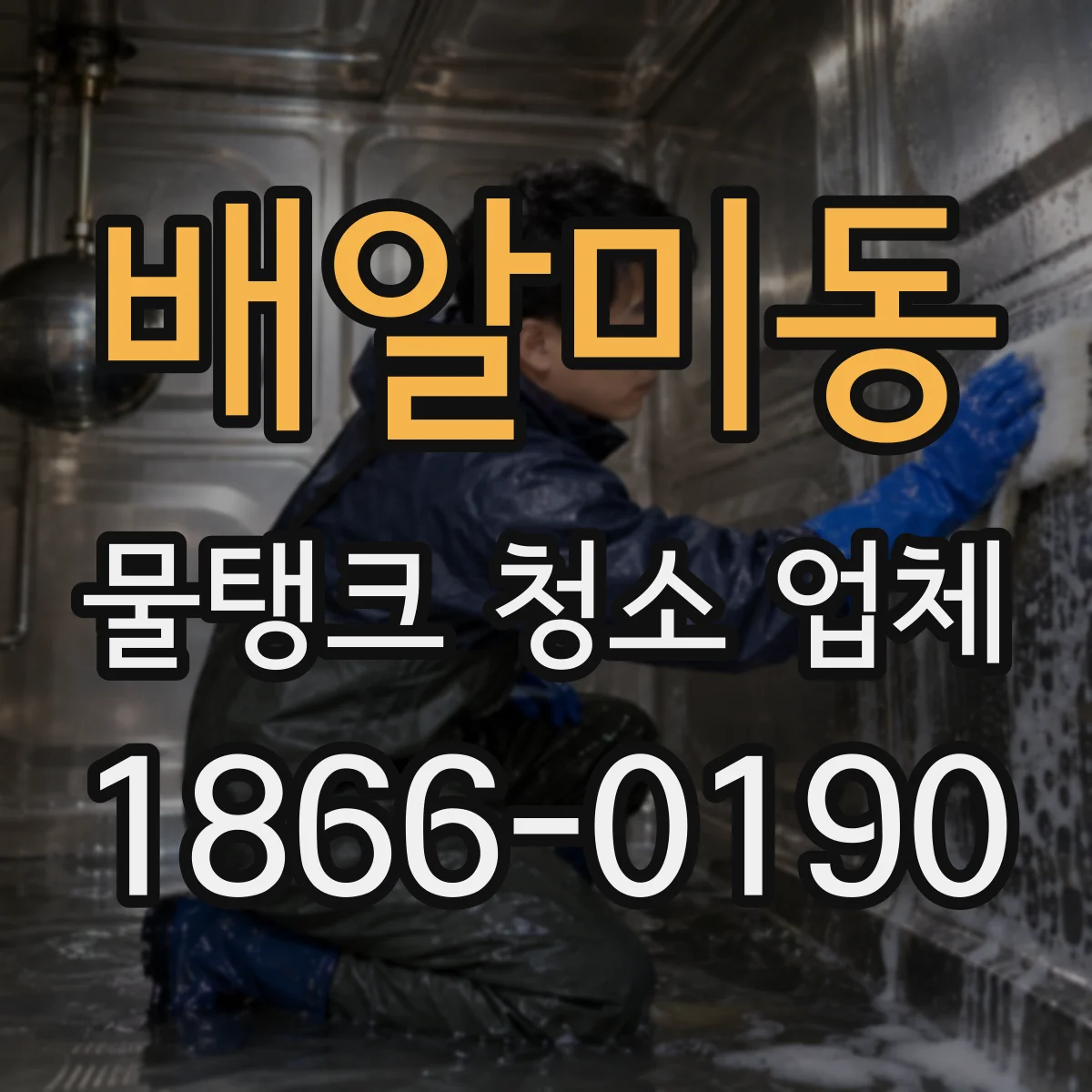 배알미동 물탱크 청소 업체