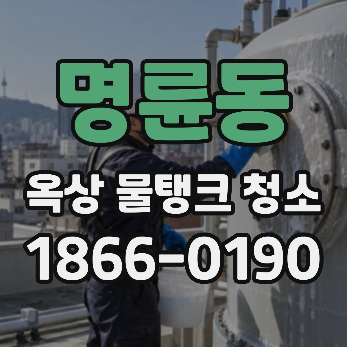 명륜동 옥상 물탱크 청소