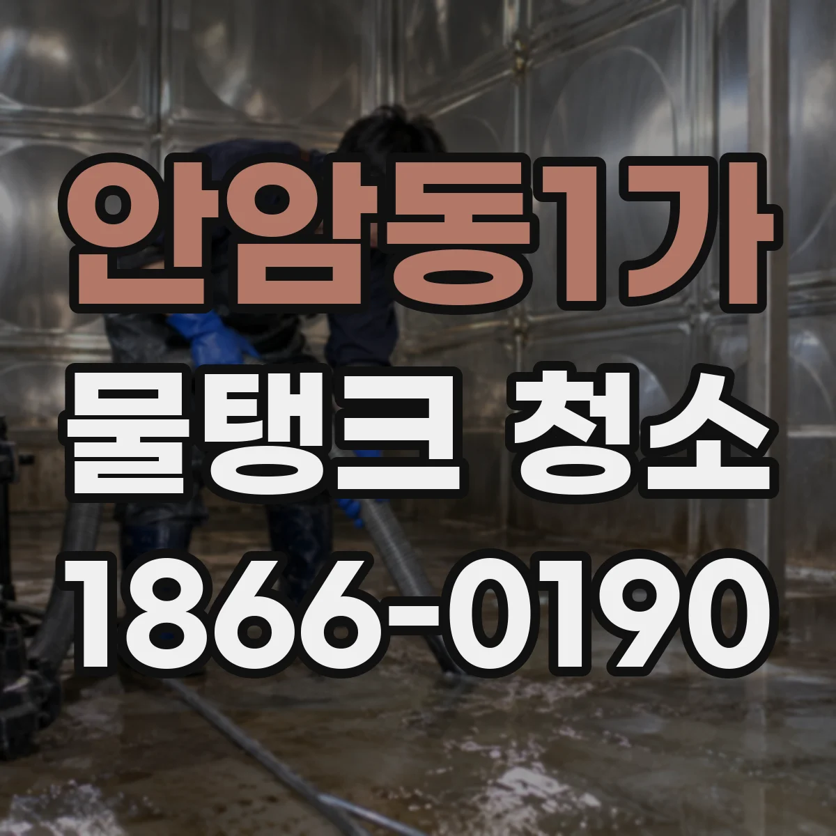 안암동1가 물탱크 청소
