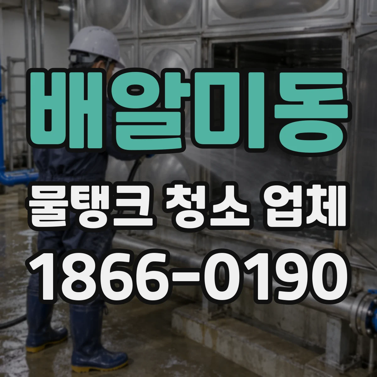 배알미동 물탱크 청소 업체