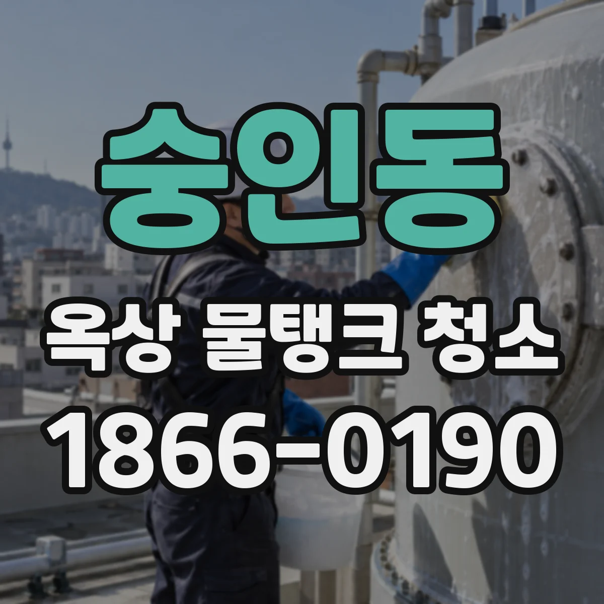 숭인동 옥상 물탱크 청소